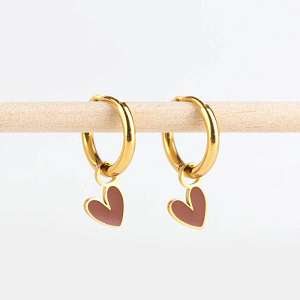 Серьги-кольца для шармов Mrs. Ertha "Essential", 2 шт, диаметр 14 мм